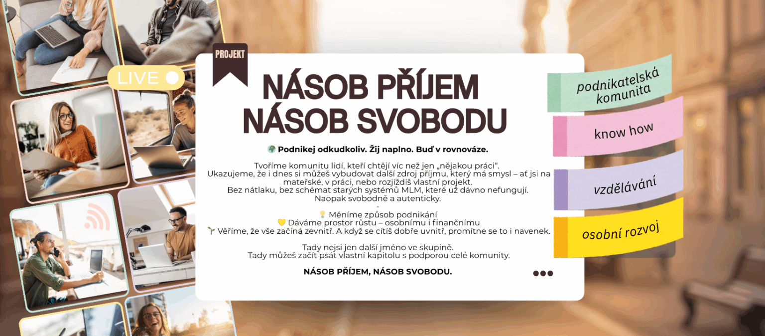 Násob příjem, násob svobodu